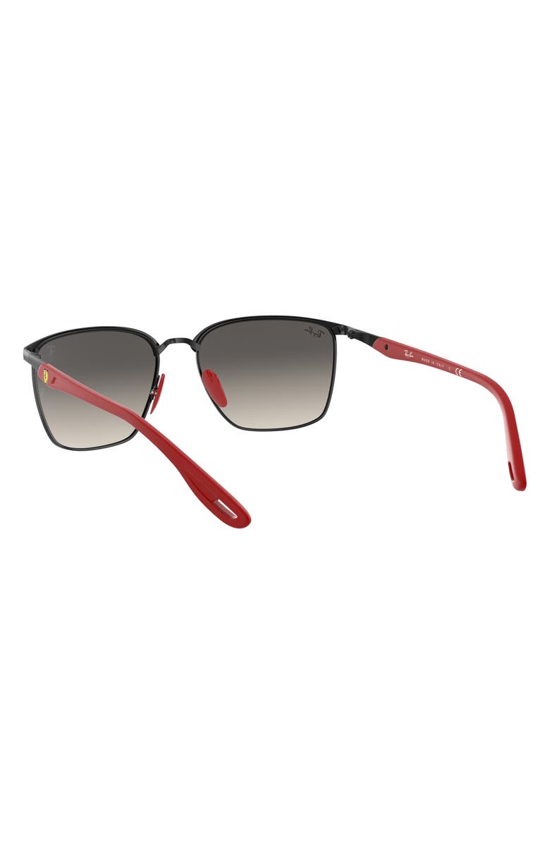 Ray-Ban x Ferrari Scuderia 56mm Square Sunglasses, Alternate, color, 