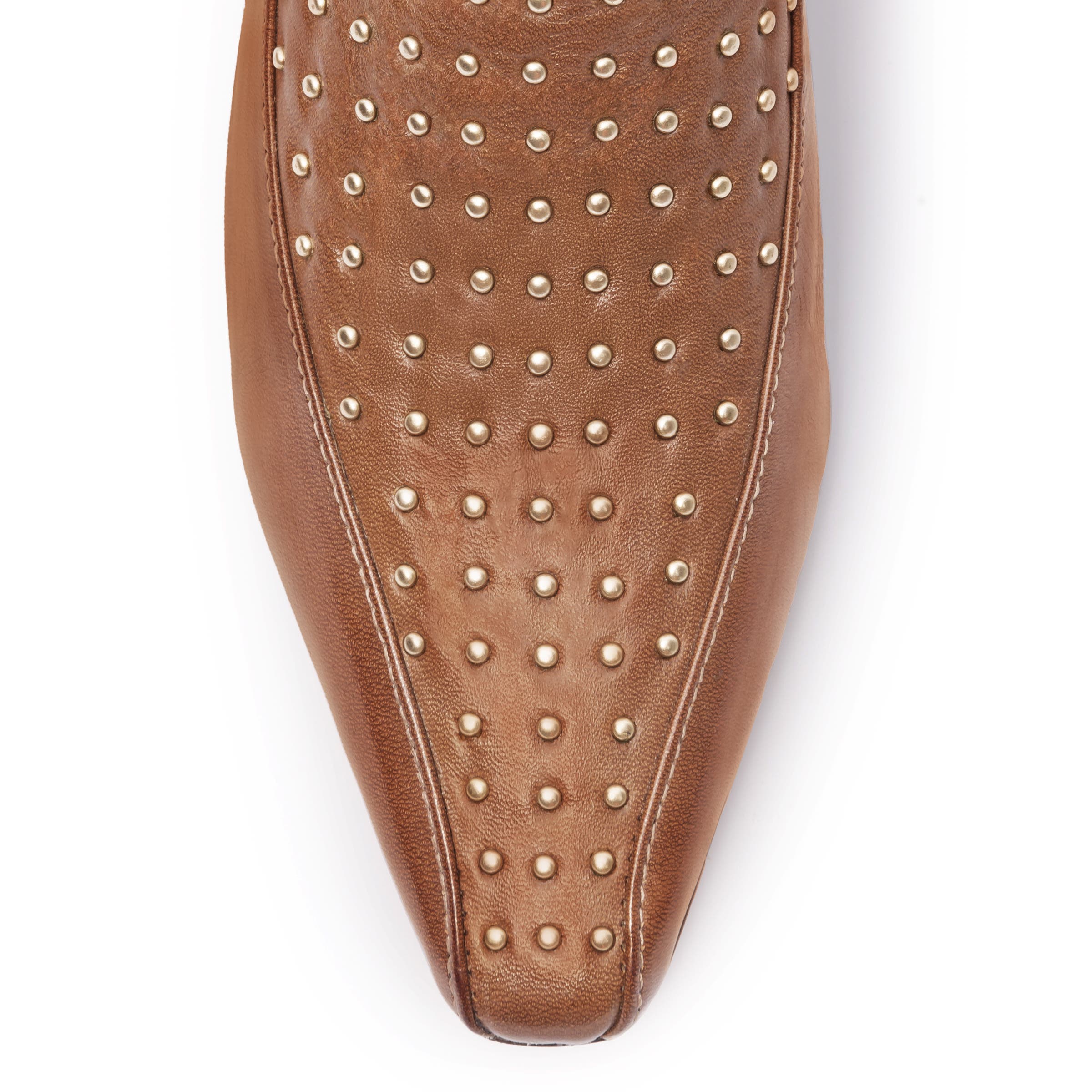 Bernardo Footwear Esme Studded Bootie, Alternate, color, Almond