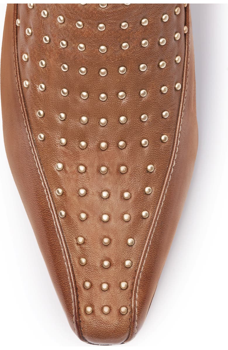 Bernardo Footwear Esme Studded Bootie, Alternate, color, Almond