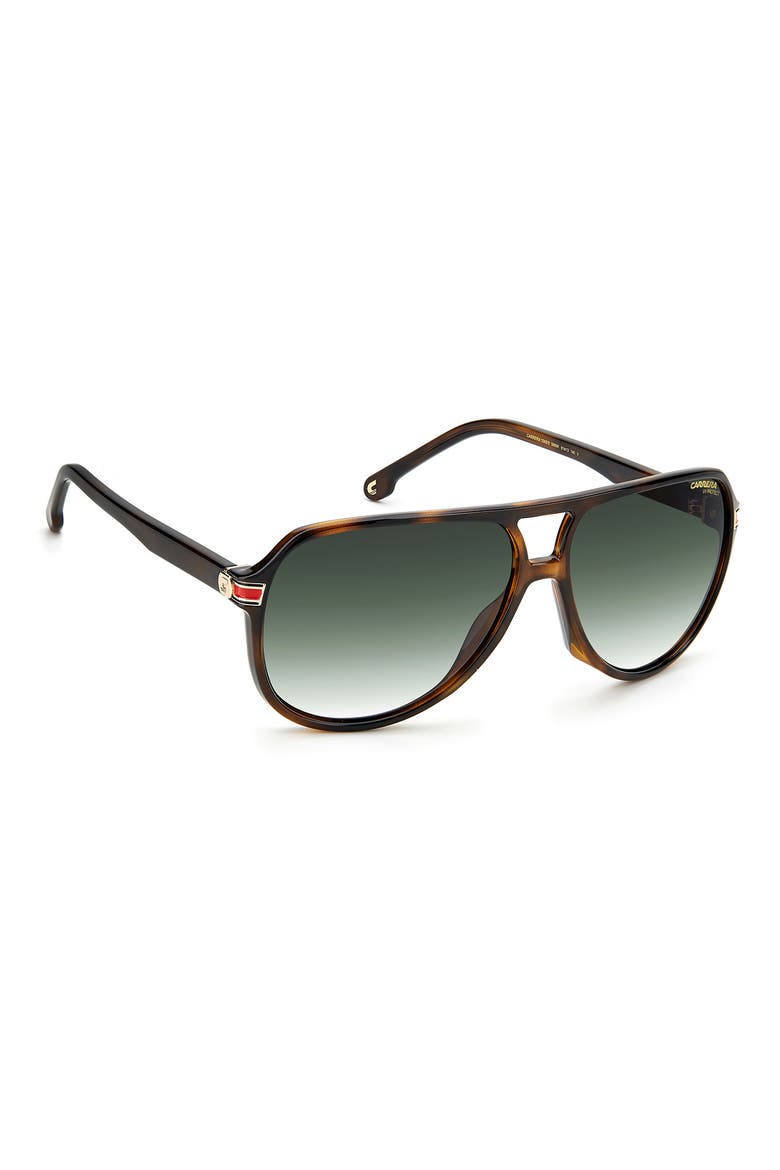 61mm Gradient Navigator Sunglasses, Alternate, color, HAVANA