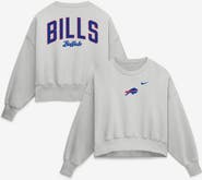 Nike Women's Nike Gray Buffalo Bills Oversized Primetime Phoenix Fleece Sweatshirt