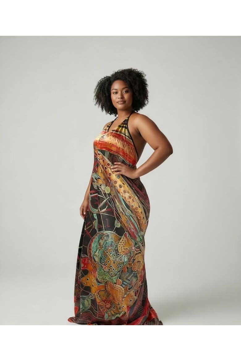 Energy Muse Dress, Alternate, color, Multicolor