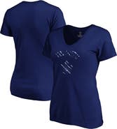 FANATICS Women's Fanatics Navy Toronto Maple Leafs Total Shine V-Neck T-Shirt