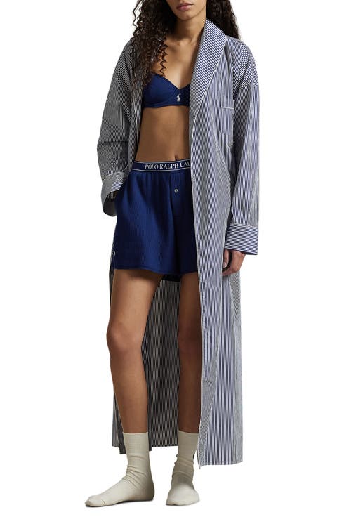 Heritage Stripe Cotton Blend Robe