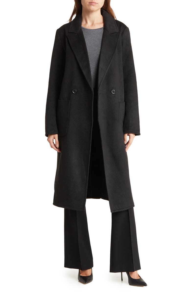 NORDSTROM RACK Two Button Twill Coat, Main, color,