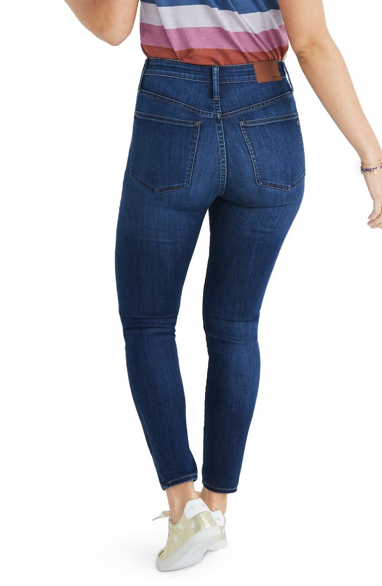 Madewell Curvy High Waist Skinny Jeans, Alternate, color,
