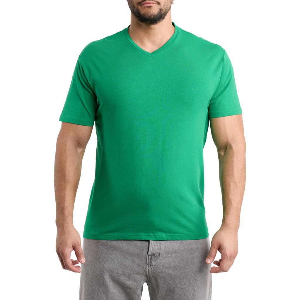 X-ray Xray V-neck Flex T-shirt In Green