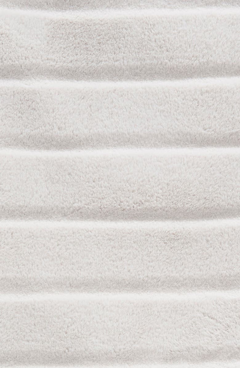 Nordstrom at Home Sheared Stripe Faux Fur Throw, Alternate, color, 