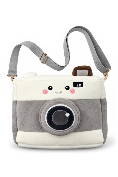 Camera Diaz Smiling Plush Crossbody Bag