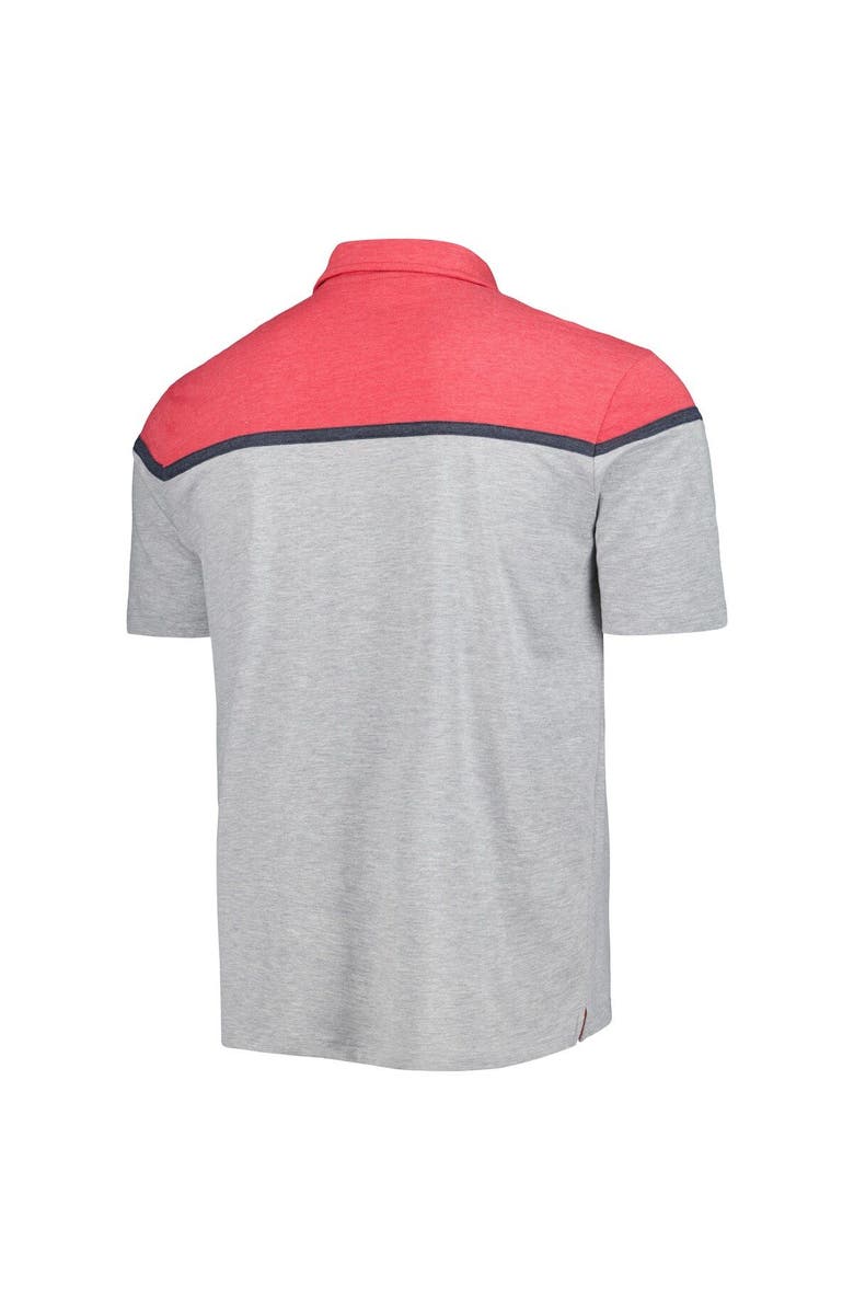 COLOSSEUM Men's Colosseum Heather Gray Nebraska Huskers Chamberlain Polo, Alternate, color, 