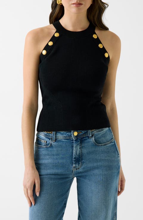 Loli Button Sweater Tank