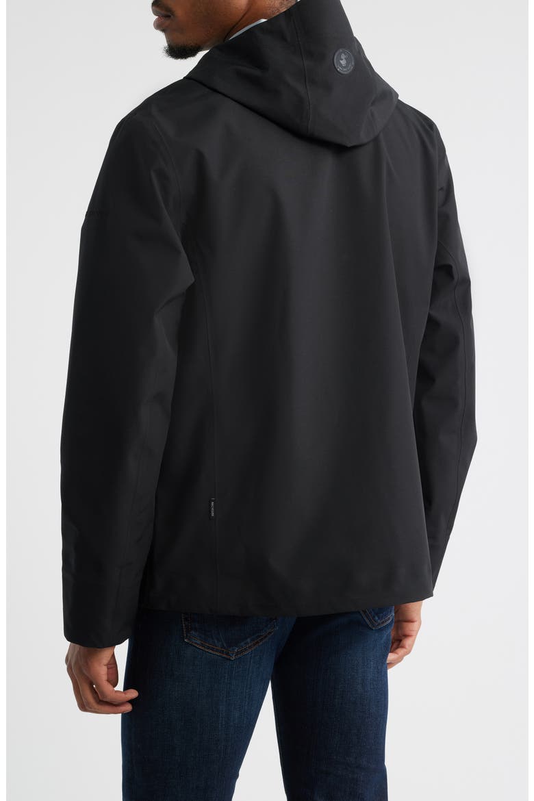 Jari Water Resistant Hooded Jacket, Alternate, color, BLACK