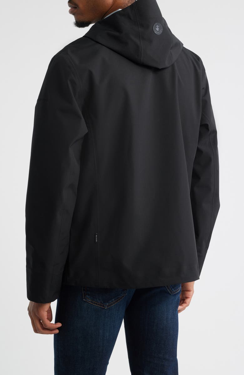 Save The Duck Jari Water Resistant Hooded Jacket, Alternate, color, Black