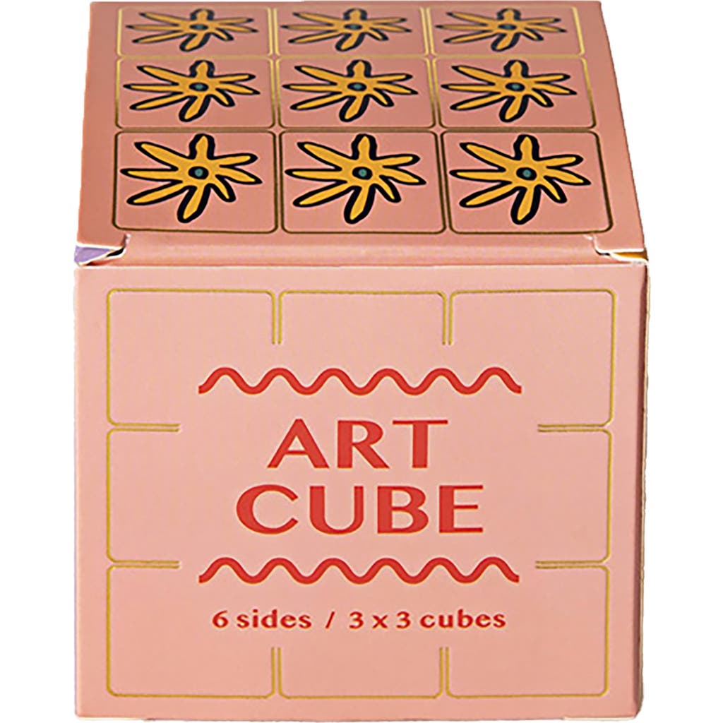 Journey of Something Art Cube Flower Pop 6 Sided Puzzle Game in Multicolored  product