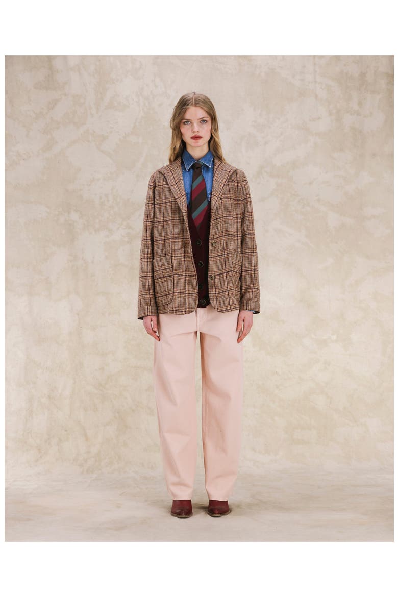 Scotland Classic Check Wool Jacket, Alternate, color, Multicolor