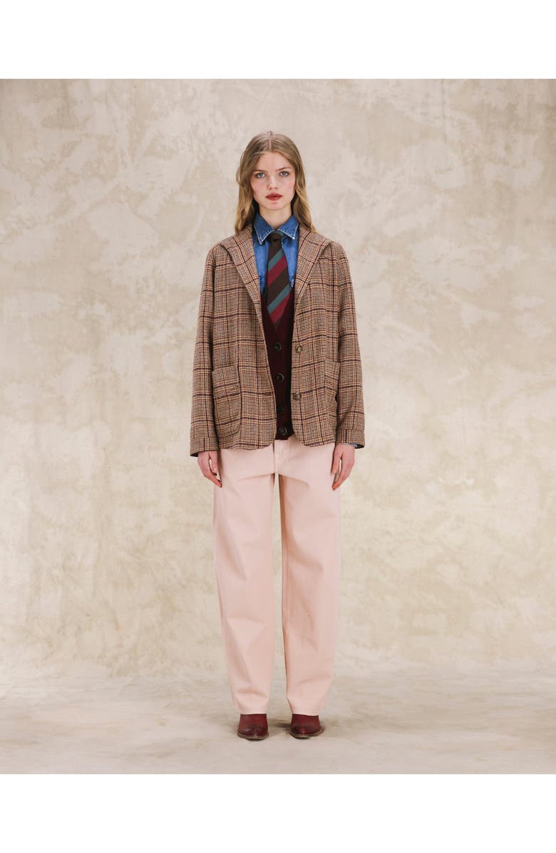 Fortela Scotland Classic Check Wool Jacket, Alternate, color, Multicolor