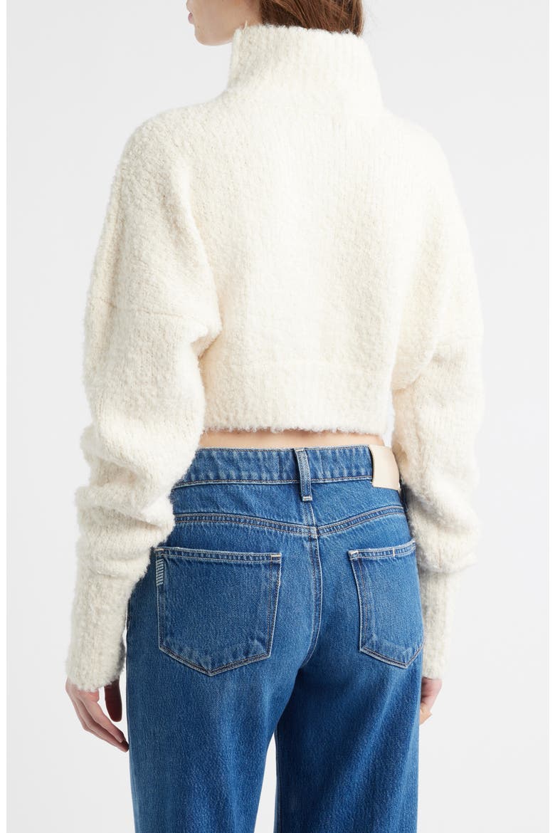 Cheyenne Cropped Chunky Sweater, Alternate, color, CREAM