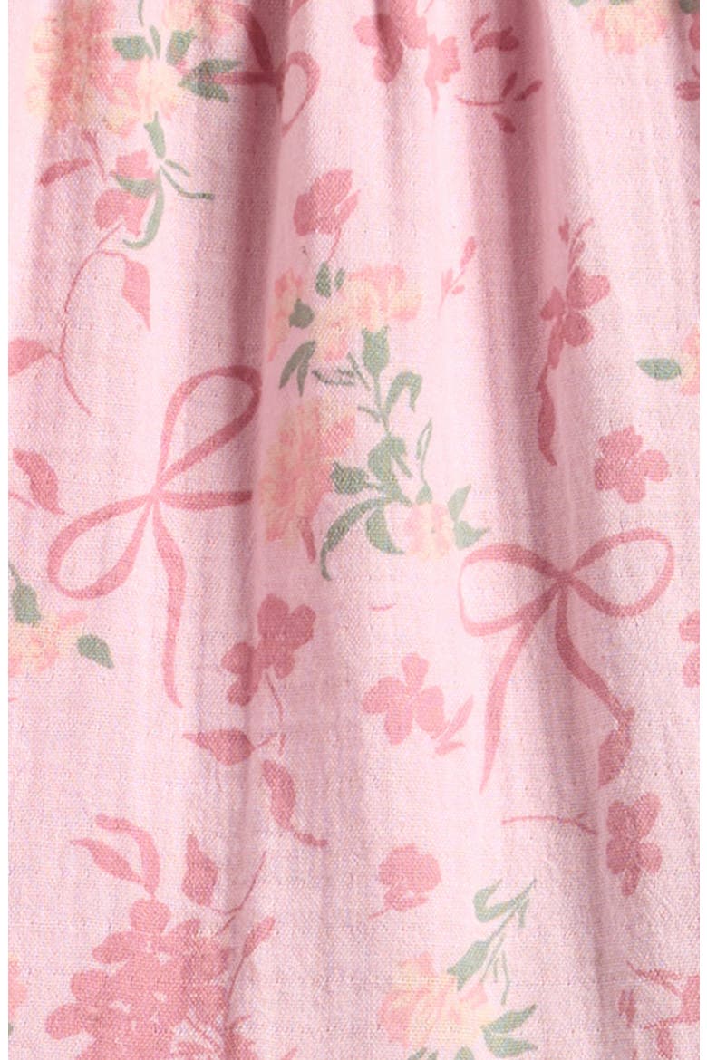 Floral Ruffle Cotton Dress with Bloomers, Alternate, color, PINK WINDSOME BOW FLORAL