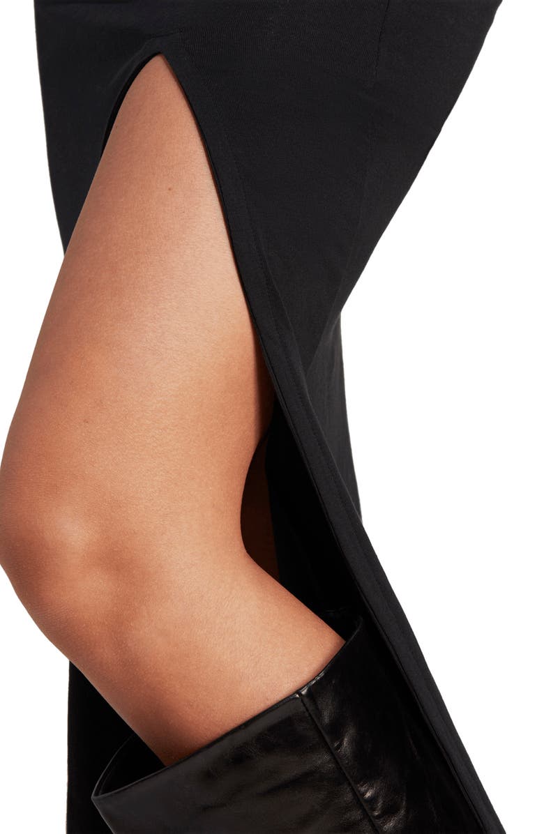 adidas Originals Adicolor Classics 3-Stripes Maxi Dress, Alternate, color, Black