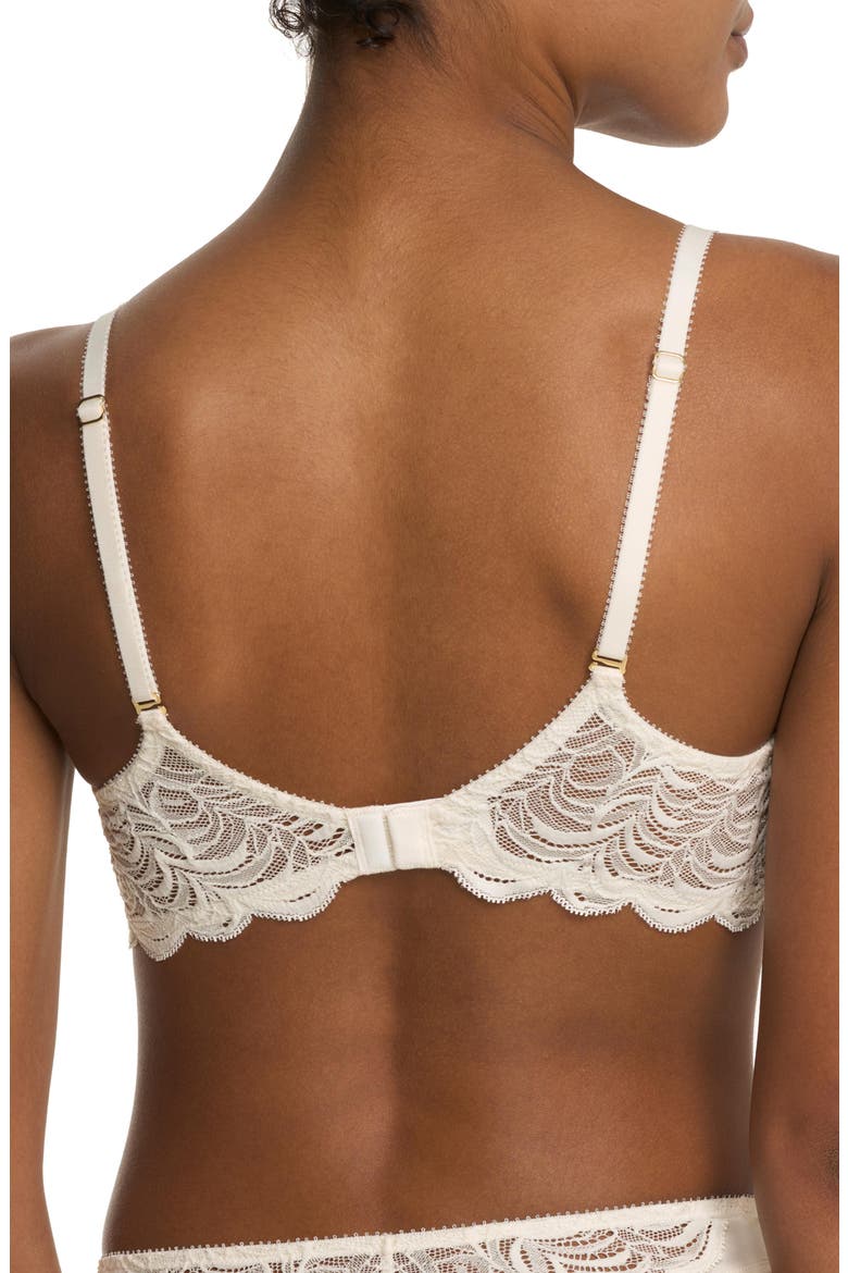 Persuasion Lace Convertible Plunge T-Shirt Bra, Alternate, color, Ivory