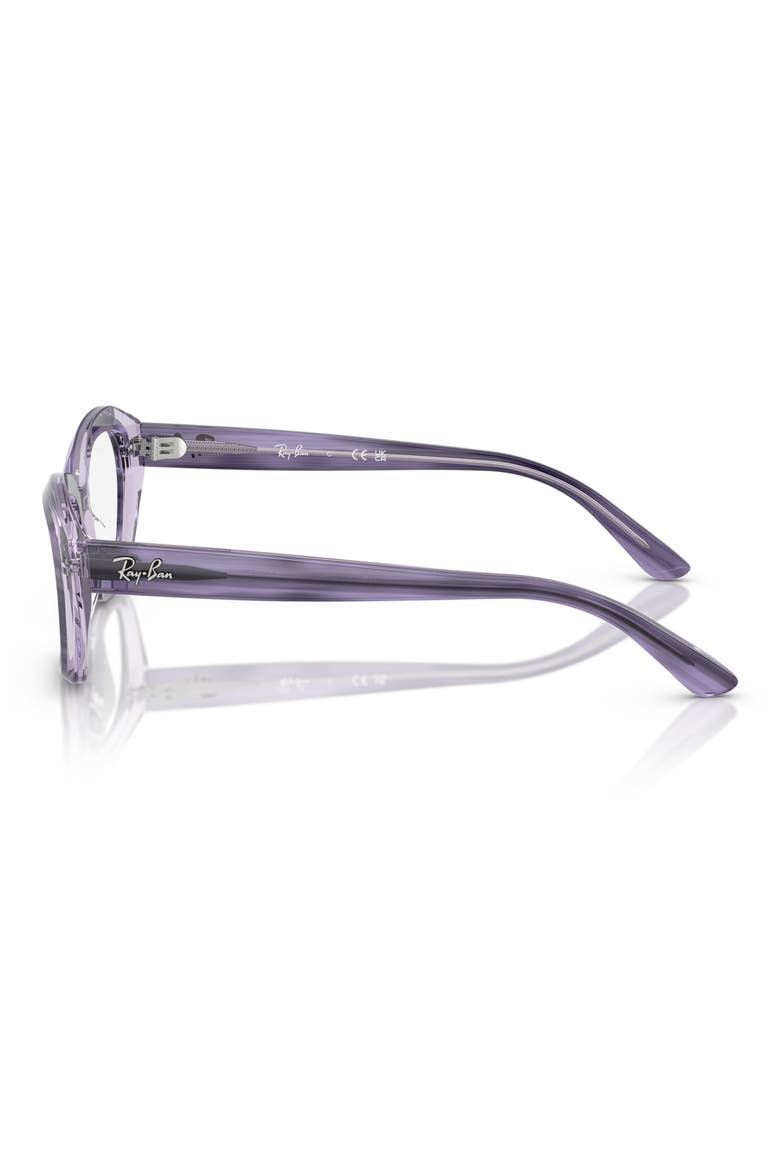 Kids' 48mm Small Irregular Optical Glasses, Alternate, color, VIOLET