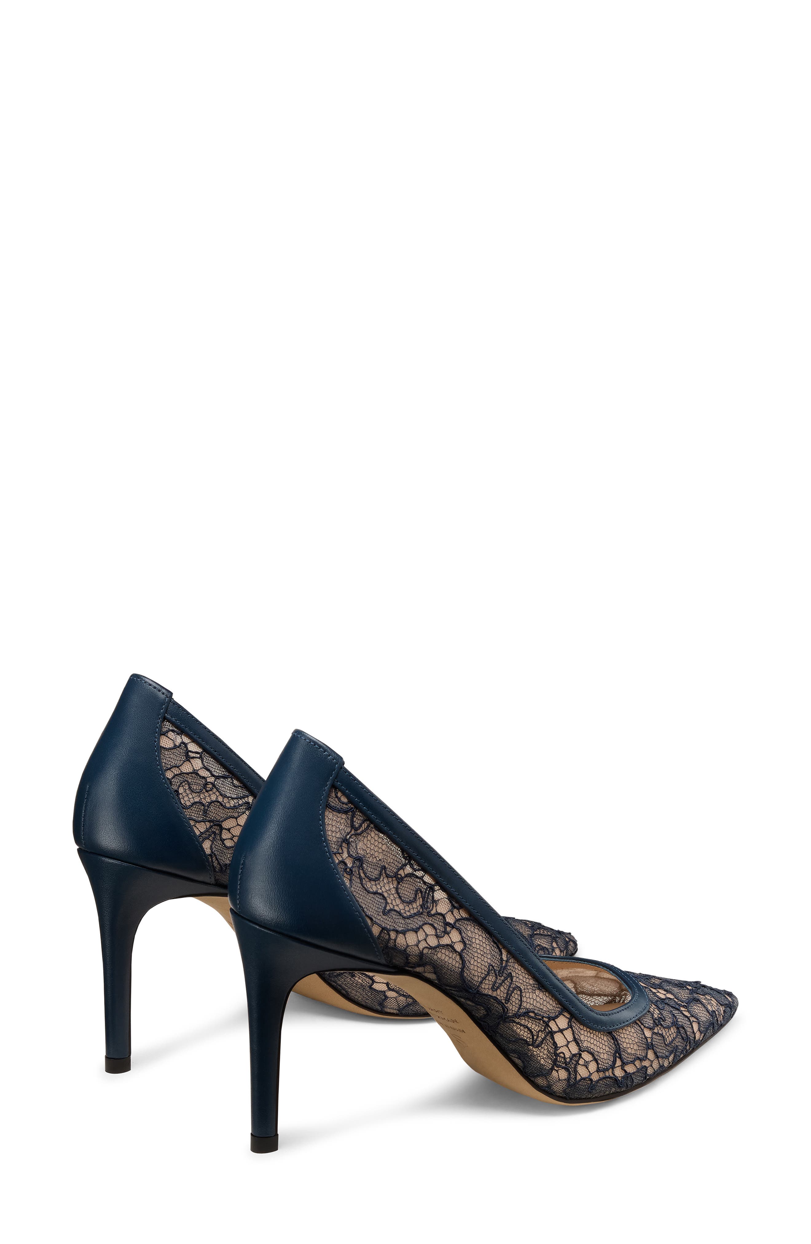 Stuart Power 85 Lace Pointed Toe Pump - image 4