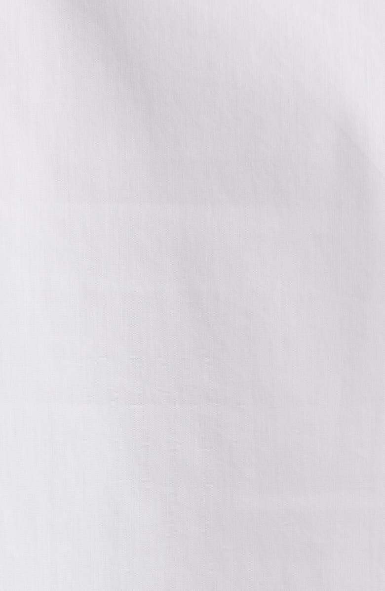 Anne Klein LS BTTN FRT W RUFFLE NK PLKT C, Alternate, color, Crisp White