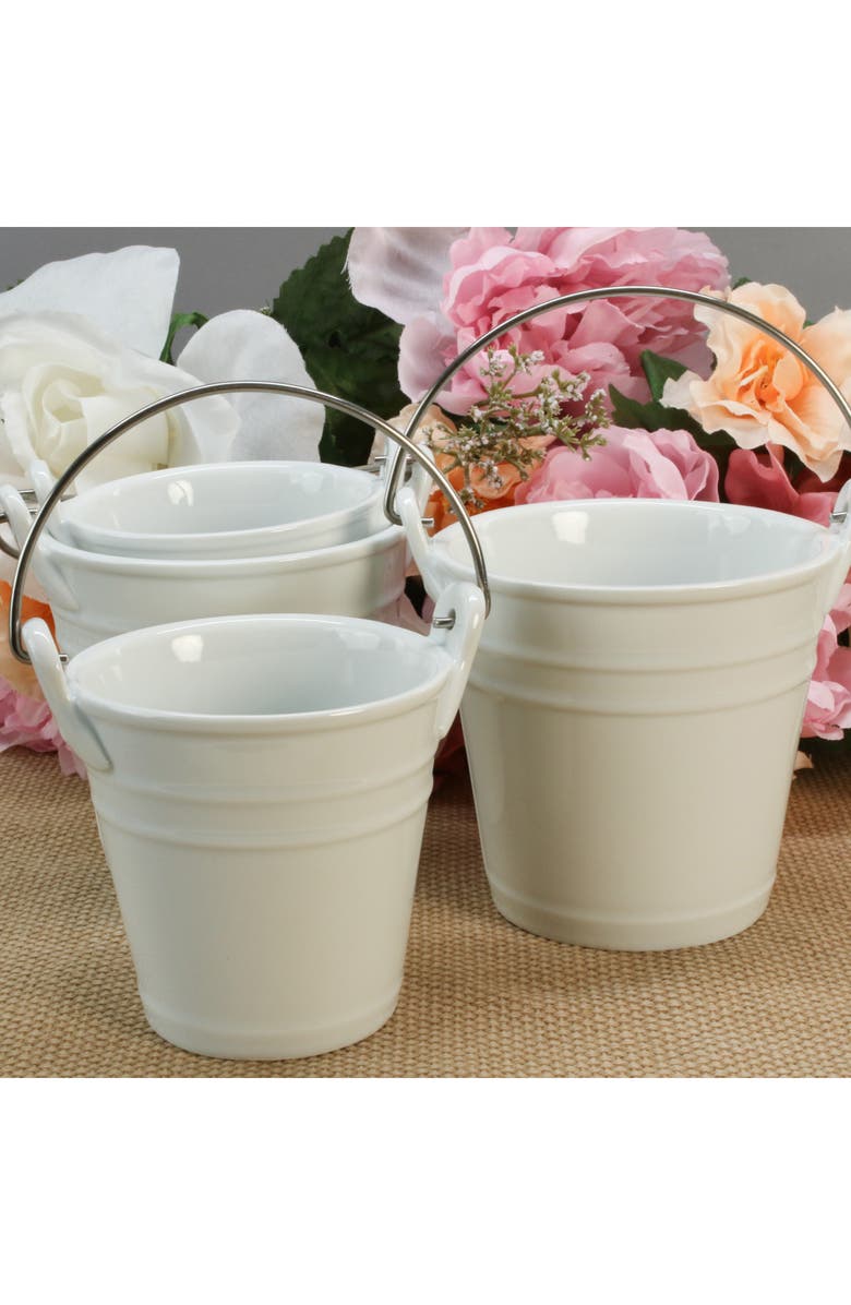 BIA Cordon Bleu 4-Piece Assorted Pail Set, Alternate, color, White