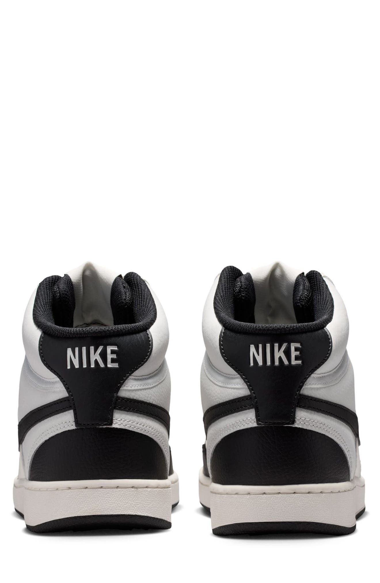 Court Vision Mid Sneaker, Alternate, color, OFF WHITE/ BLACK