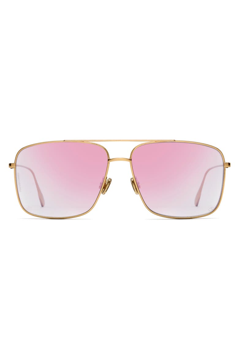 Stello3S 57mm Square Aviator Sunglasses, Main, color, 0DDB-U1