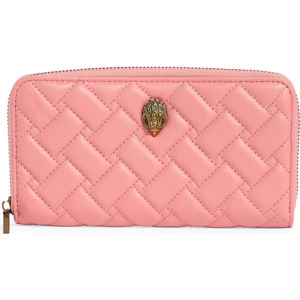 Kurt Geiger London Kensington Leather Zip Wallet In Multi