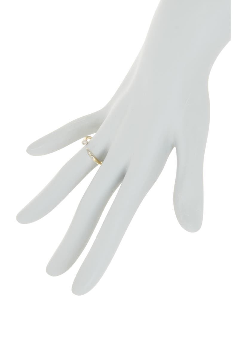 Pavé Diamond Ring - 0.06 ctw, Alternate, color, YELLOW