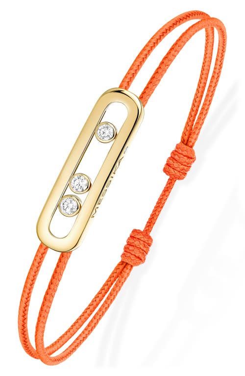 Messika Care Moving Diamond Friendship Bracelet In Gold