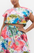 City Chic Sarina Cotton Crop Bubble Top
