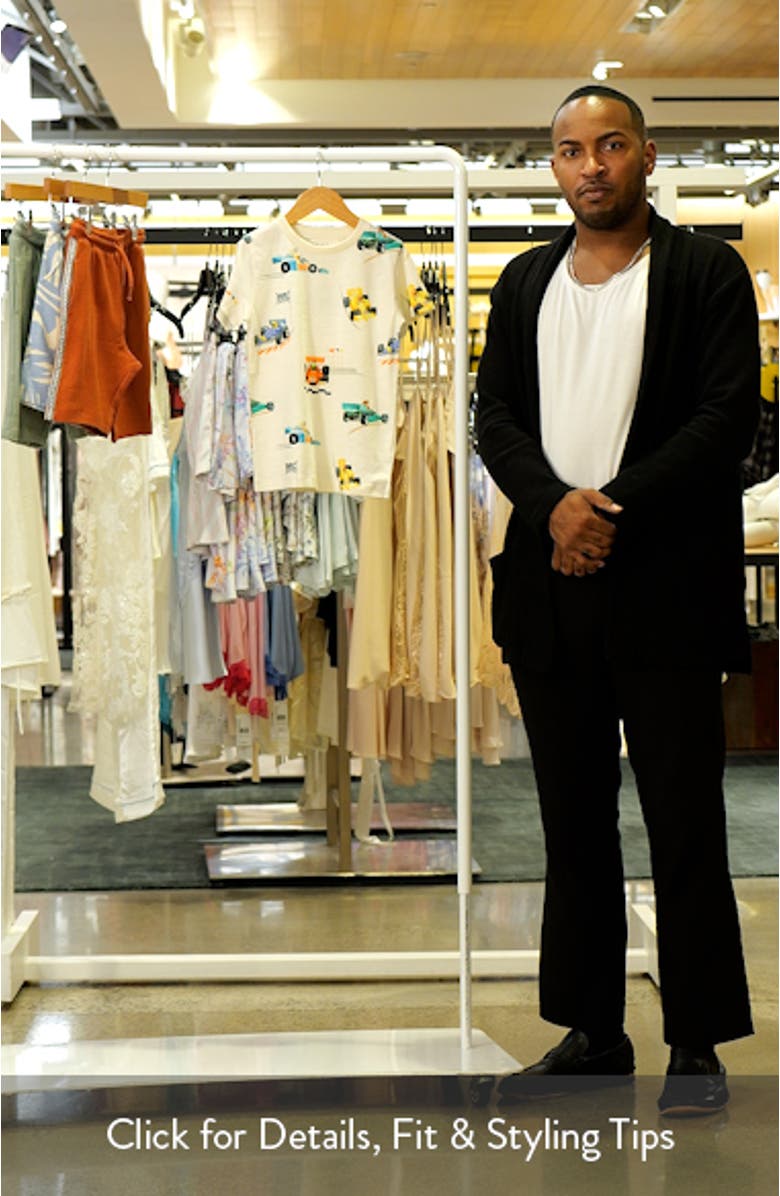 Kids' Race Car Print T-Shirt, sales video thumbnail