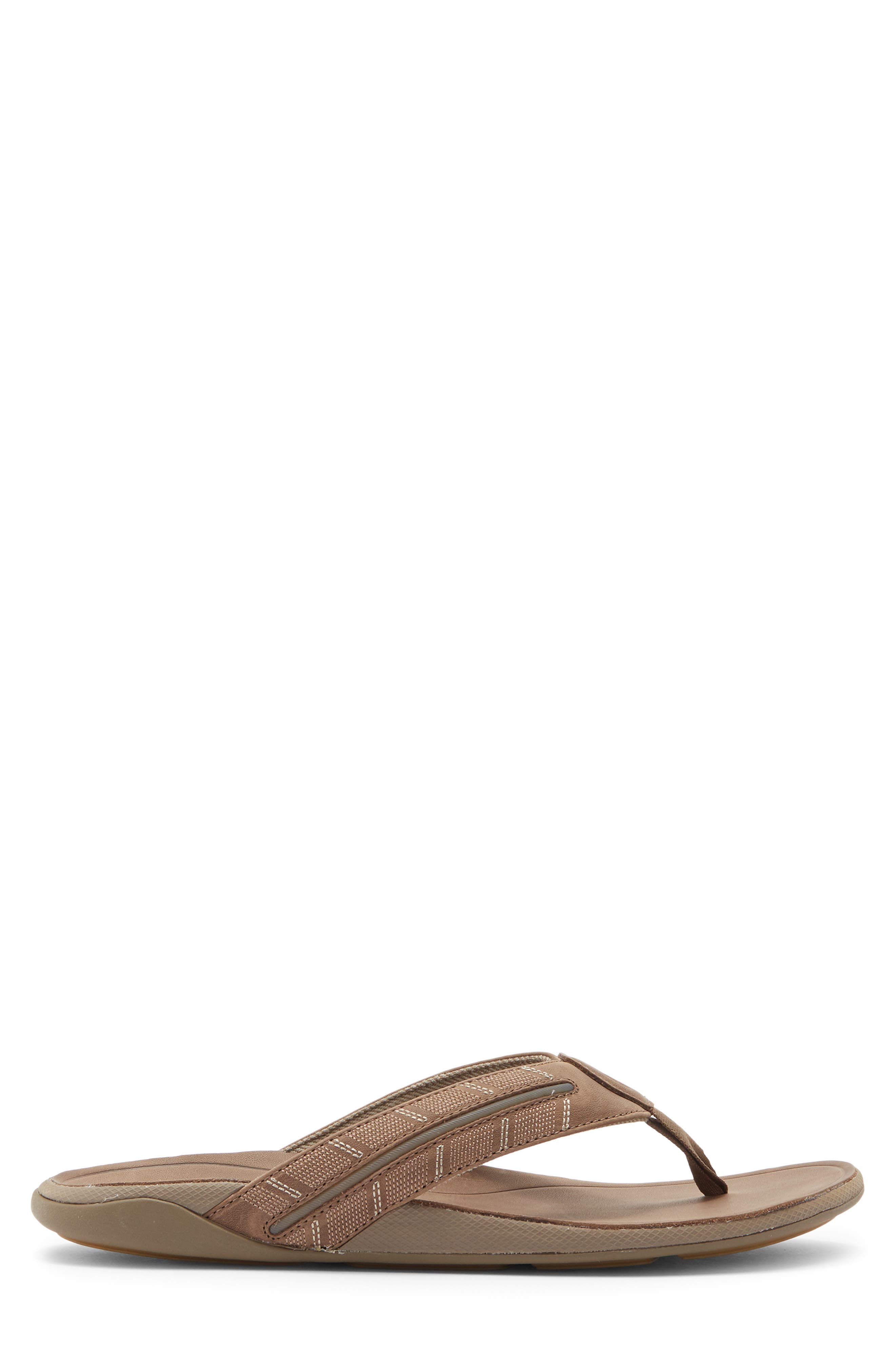 Tuahine Waterproof Flip Flop, Alternate, color, MUSTANG / MUSTANG