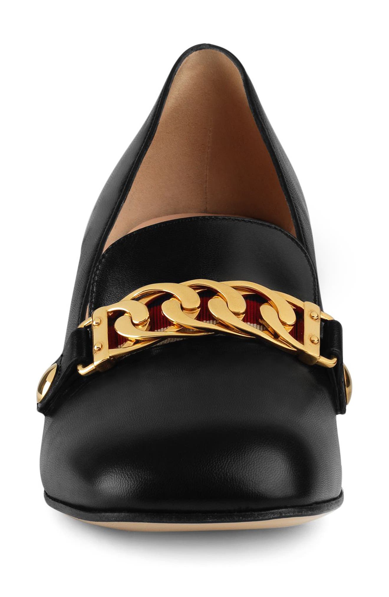 Gucci Loafer Pump, Alternate, color, 