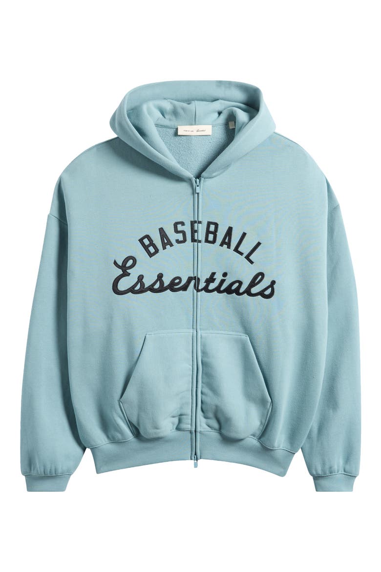 x MLB Full Zip Hoodie, Alternate, color, STONE BLUE