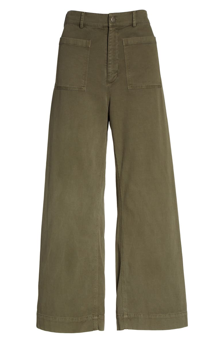 A.L.C. Finley Wide Leg Crop Pants, Alternate, color, 