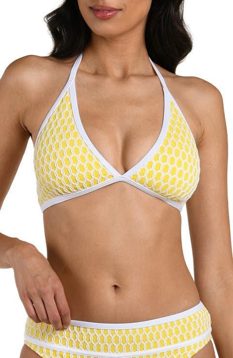 Prep Banded Halter Bikini Top