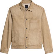 Theory Tinted Denim Trucker Jacket