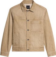 Theory Tinted Denim Trucker Jacket
