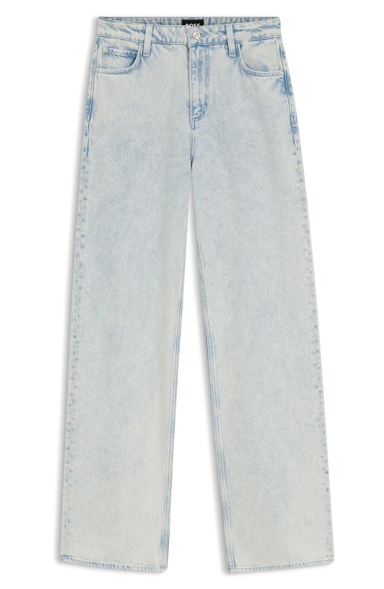 BOSS Crossroad Boyfriend 0.2 Jeans, Alternate, color, Light Blue