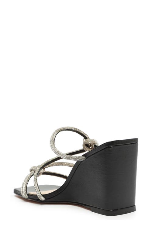 SCHUTZ SCHUTZ LAURYN CRYSTAL STRAPPY WEDGE SANDAL