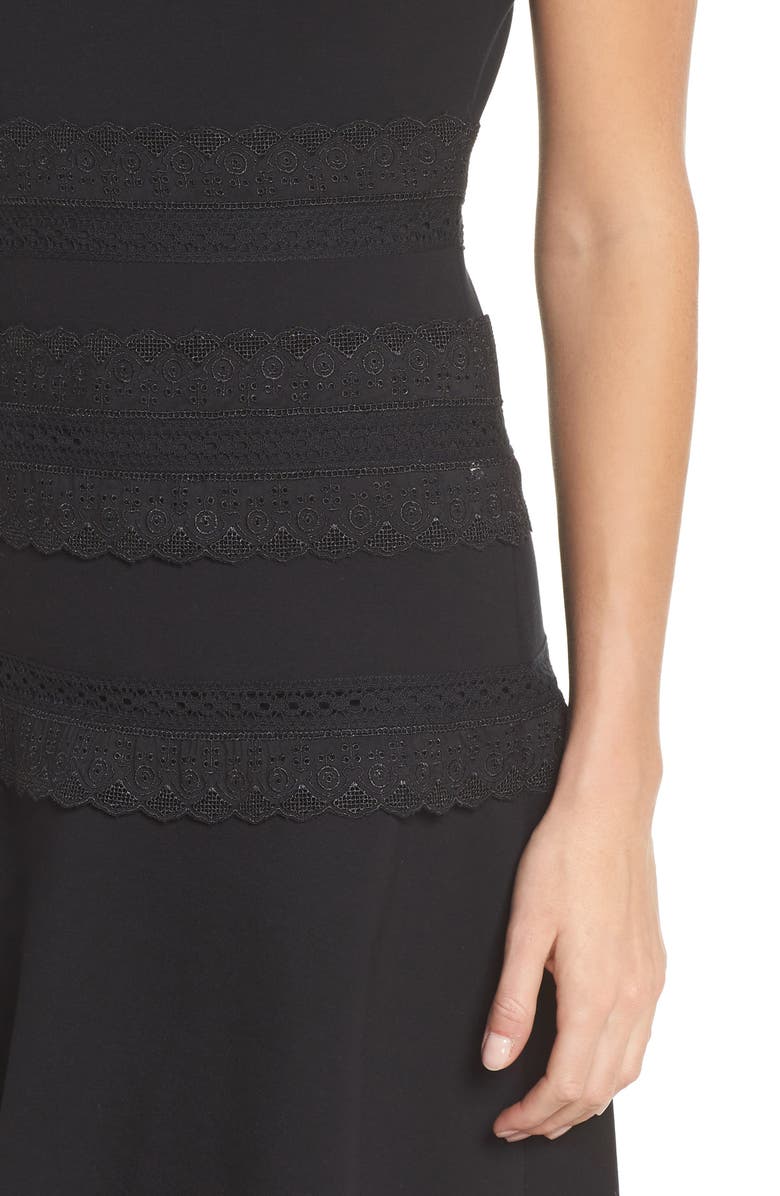 KOBI HALPERIN Sophie Sleeveless Lace Trim Dress, Alternate, color, 