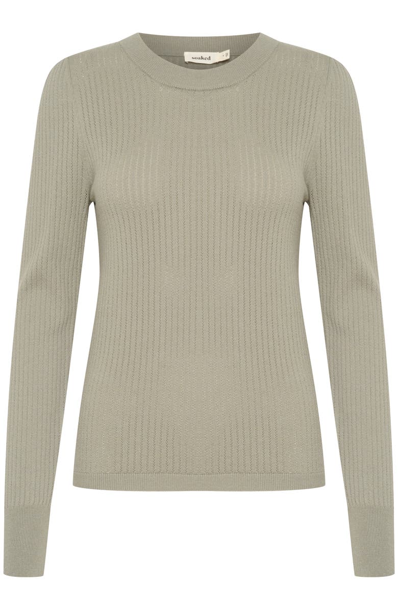 Soaked in Luxury SLSpina Slim Fit Crew Neck Pullover, Alternate, color, Shadow