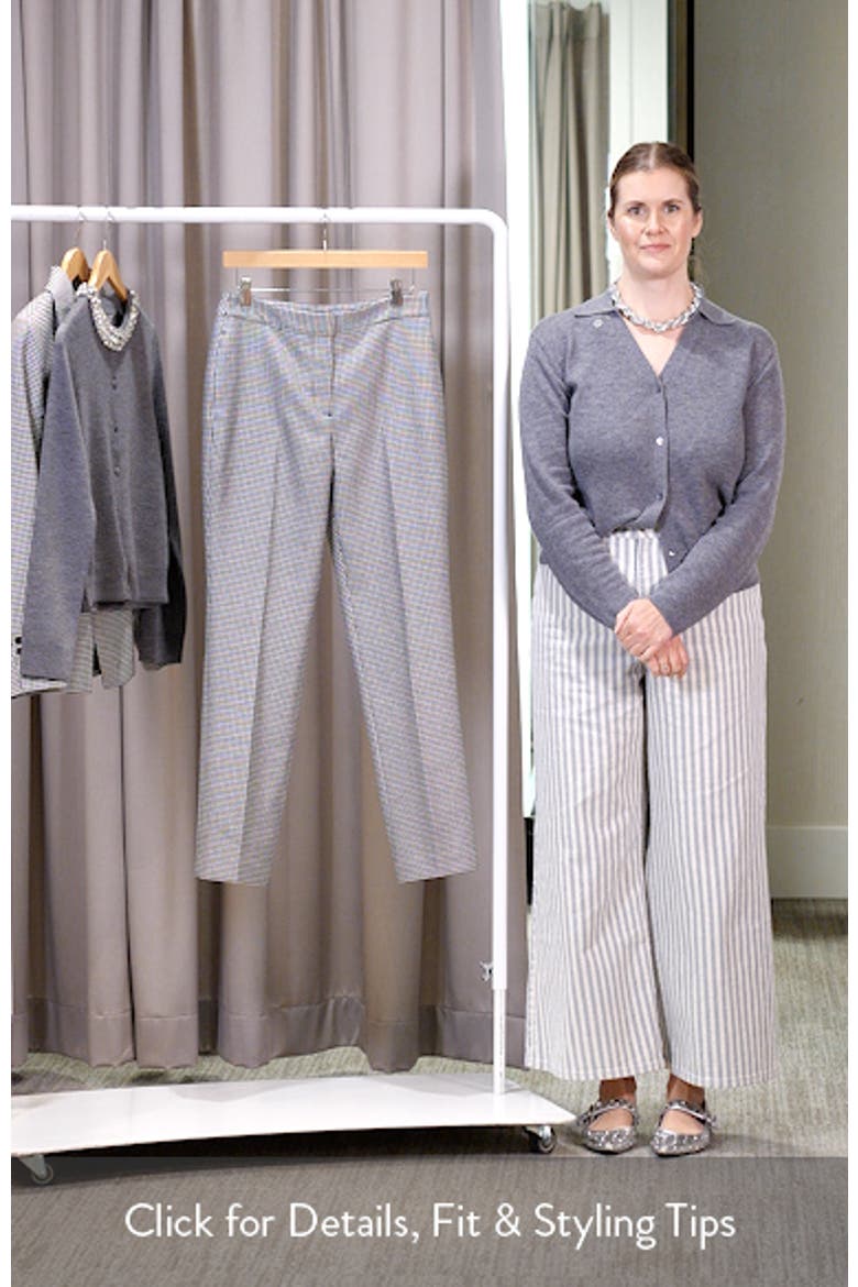 The Greta Wool Blend Check Pants video