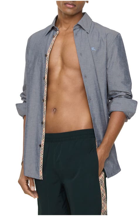 Check Trim Swim Shorts