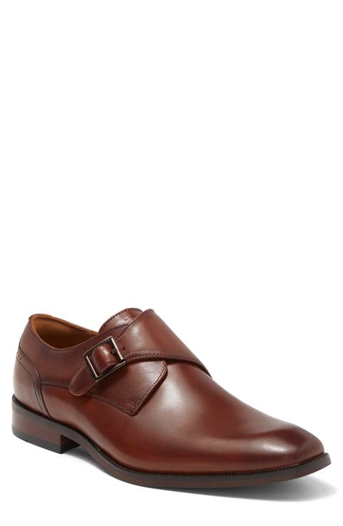 Ravello Leather Monk Strap Shoe (Men)