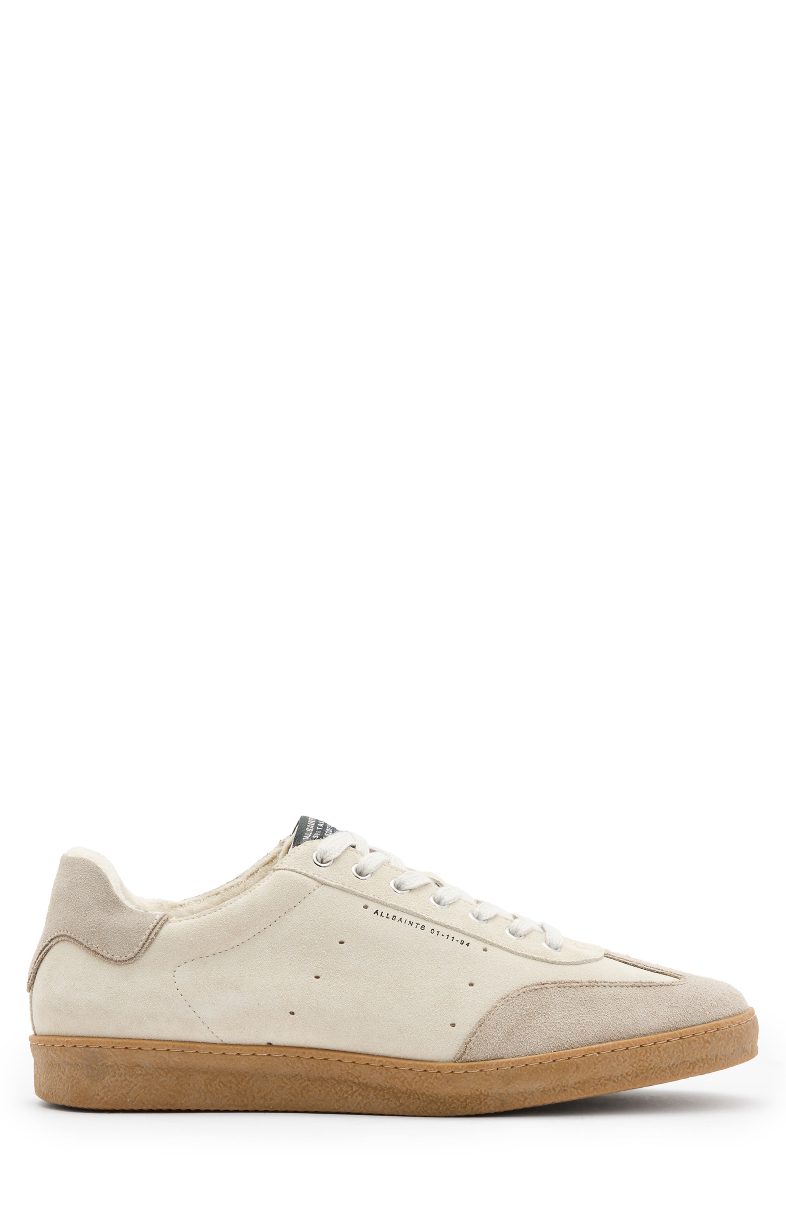 AllSaints Leo Suede Low Top Sneaker, Alternate, color, 